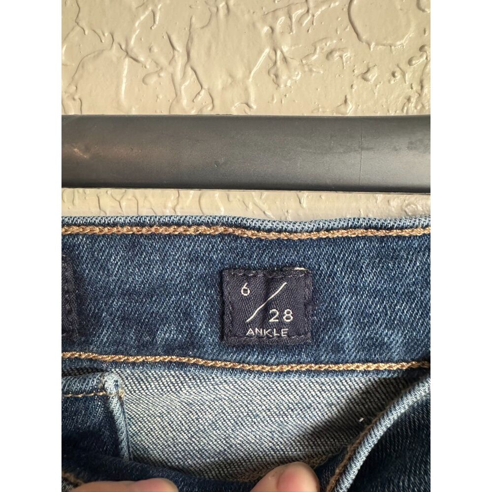 Lucky Brand Bridgette High Rise Skinny Jeans 6/28 Button Fly Ankle Women Denim - Picture 3 of 12